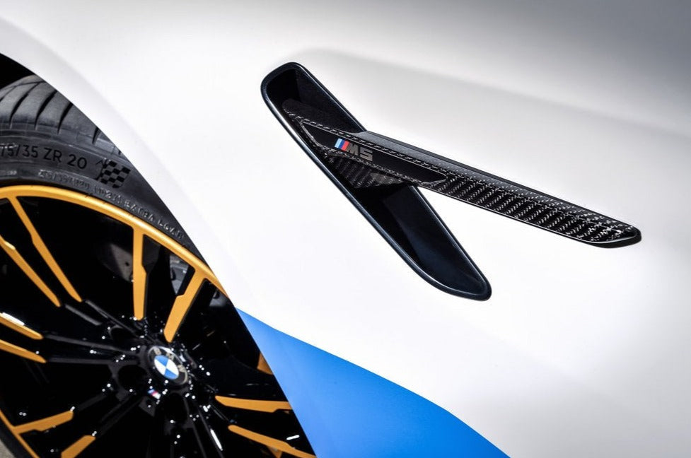 BMW M Performance F90 M5 Carbon Side Grille Set-Exterior-Silicon Valley Bimmer