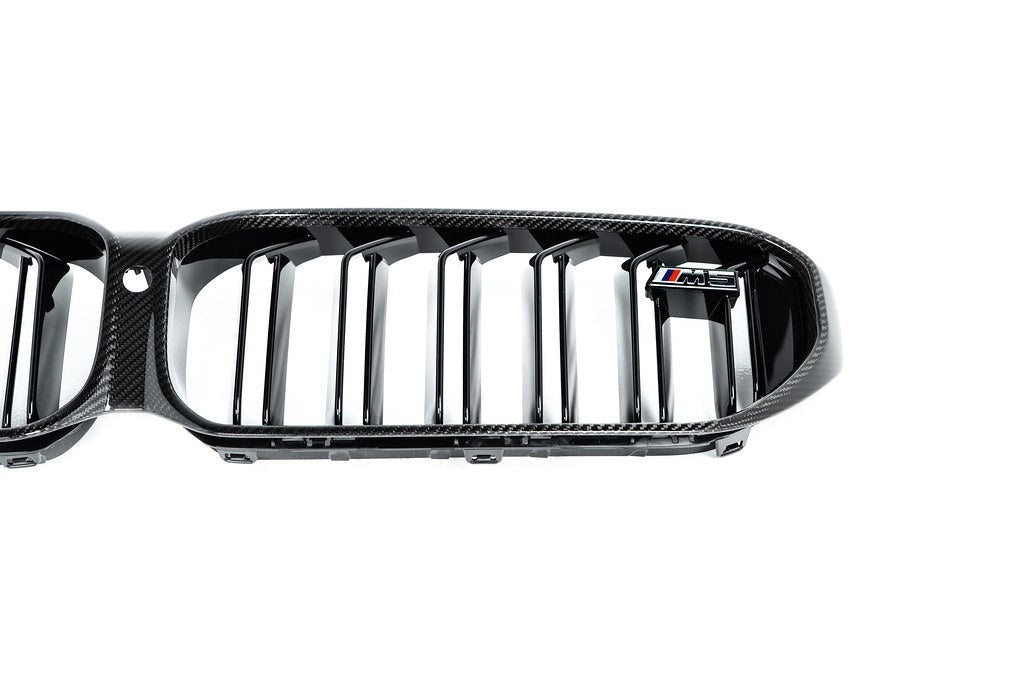 BMW M Performance F90 M5 LCI Carbon Front Grille Set-Exterior-Silicon Valley Bimmer
