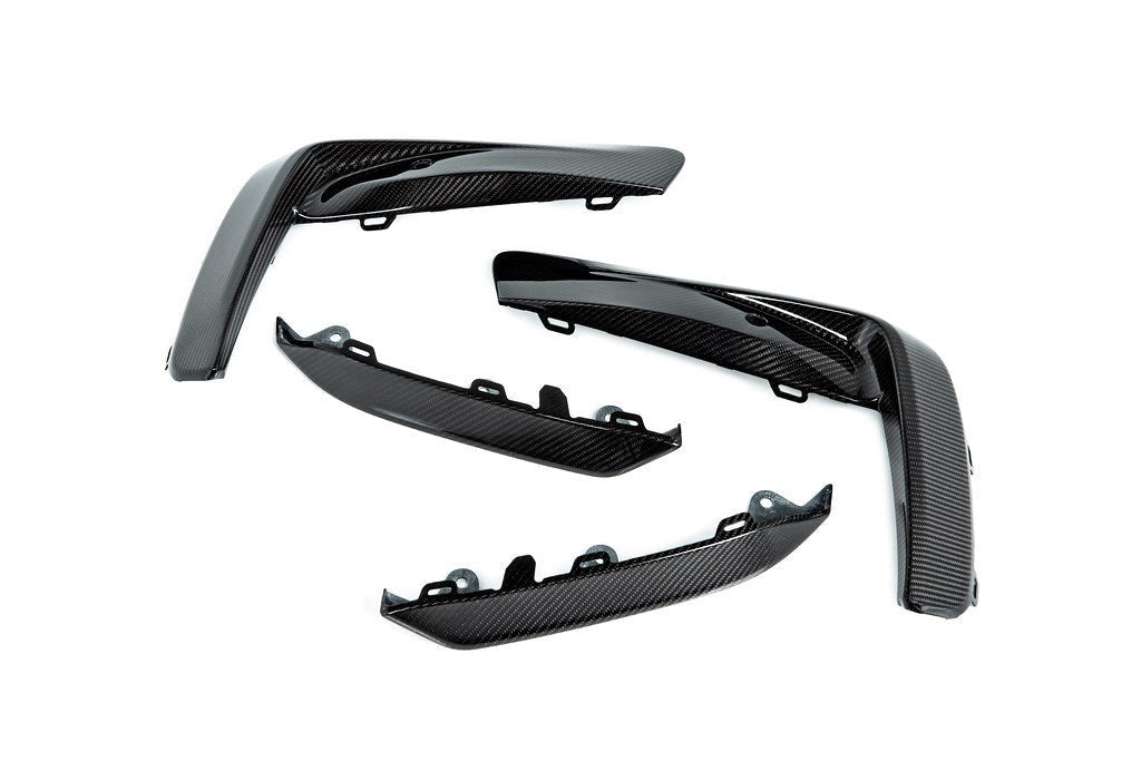 BMW M Performance F91 / F92 / F93 M8 Carbon Front Bumper Trim Set-Exterior-Silicon Valley Bimmer
