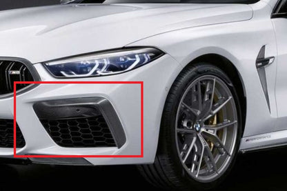 BMW M Performance F91 / F92 / F93 M8 Carbon Front Bumper Trim Set-Exterior-Silicon Valley Bimmer