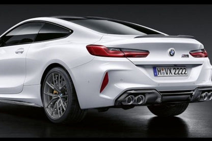 BMW M Performance F91 / F92 / F93 M8 Carbon Rear Exhaust Trim Set-Exterior-Silicon Valley Bimmer