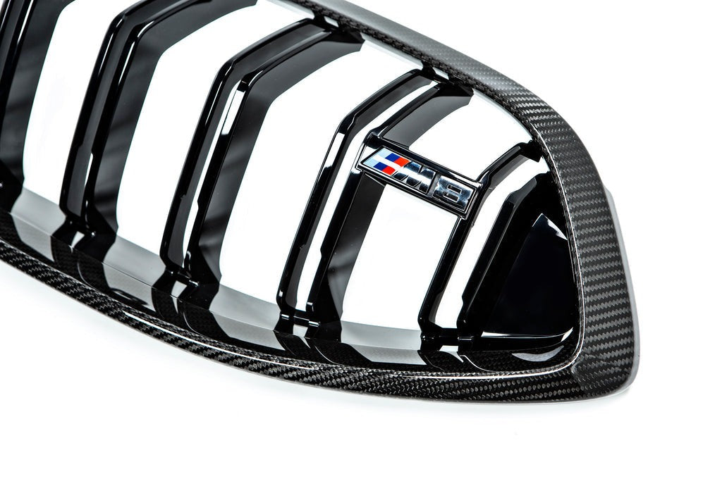 BMW M Performance F9X M8 Carbon Front Grille-Exterior-Silicon Valley Bimmer