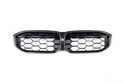 BMW M Performance G20 3-Series LCI Carbon Front Grille-Exterior-Silicon Valley Bimmer
