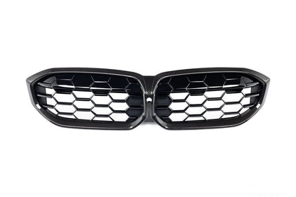 BMW M Performance G20 3-Series LCI Carbon Front Grille-Exterior-Silicon Valley Bimmer