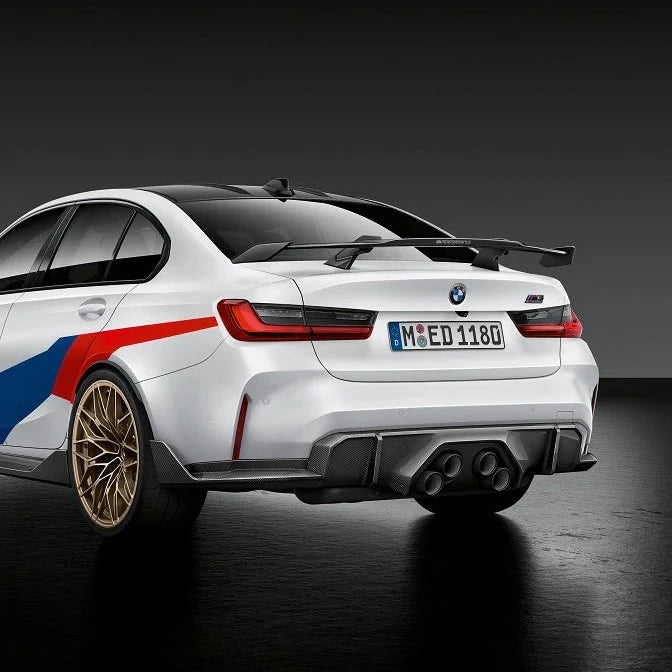 BMW M Performance G8X M3 / M4 Carbon Flow-Through Rear Spoiler-Exterior-Silicon Valley Bimmer
