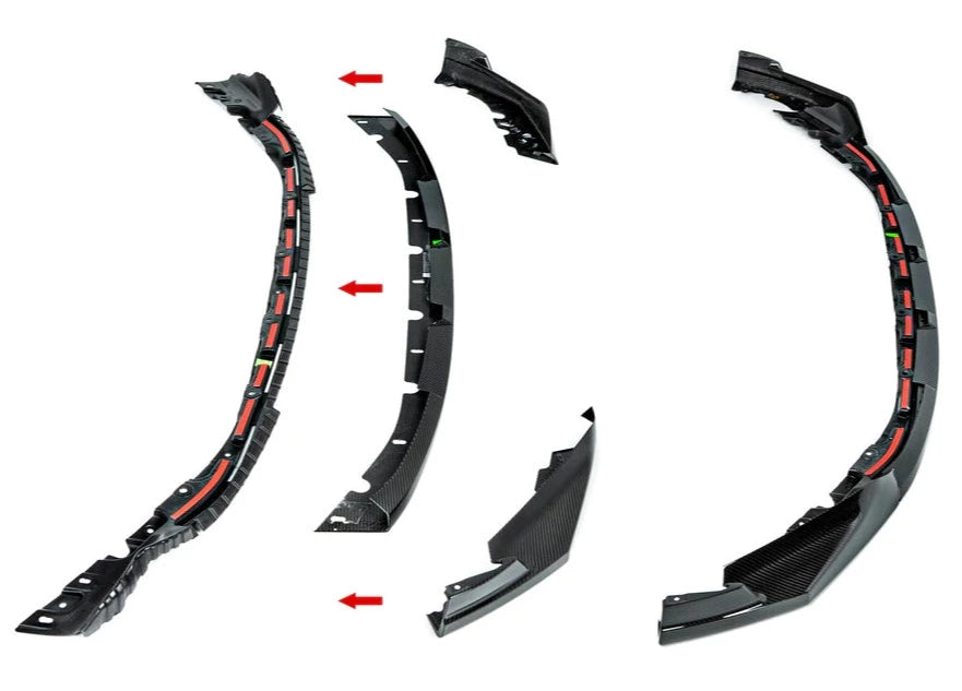 BMW M Performance G8X M3 / M4 Carbon Front Lip-Exterior-Silicon Valley Bimmer