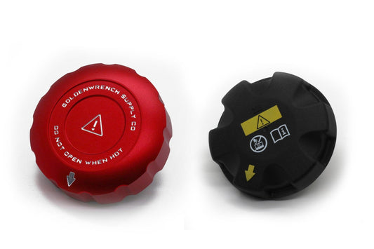 BMW M Series Blackline Performance Edition Red Coolant Expansion Tank Cap Cover-Exterior-Silicon Valley Bimmer