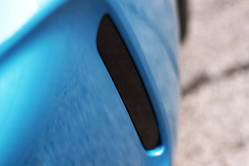 BMW M2 / M2 Competition (F87) Blackline Rear Reflector Overlay Kit-Exterior-Silicon Valley Bimmer