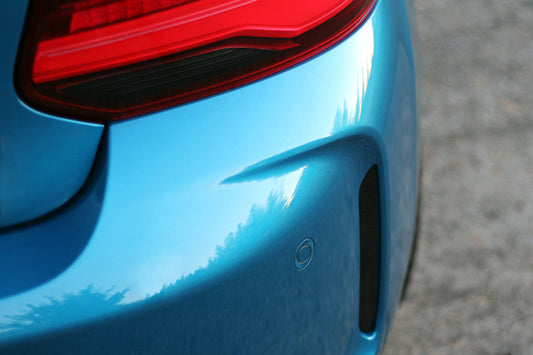 BMW M2 / M2 Competition (F87) Blackline Rear Reflector Overlay Kit-Exterior-Silicon Valley Bimmer