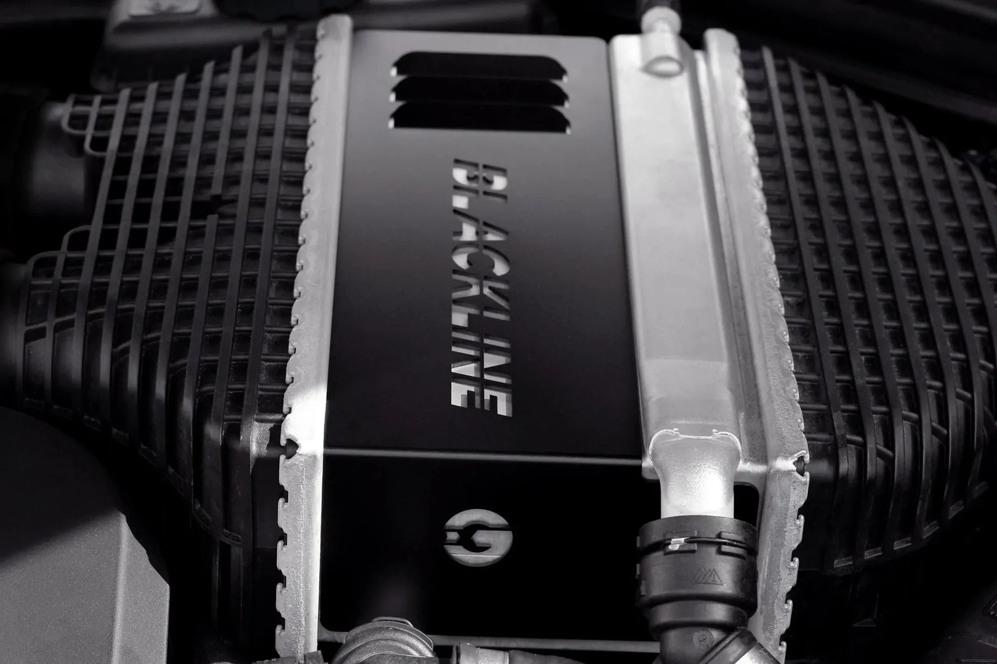 BMW M2C/M3/M4 S55 Engine BLACKLINE Performance ChargeCooler Cover-Exterior-Silicon Valley Bimmer