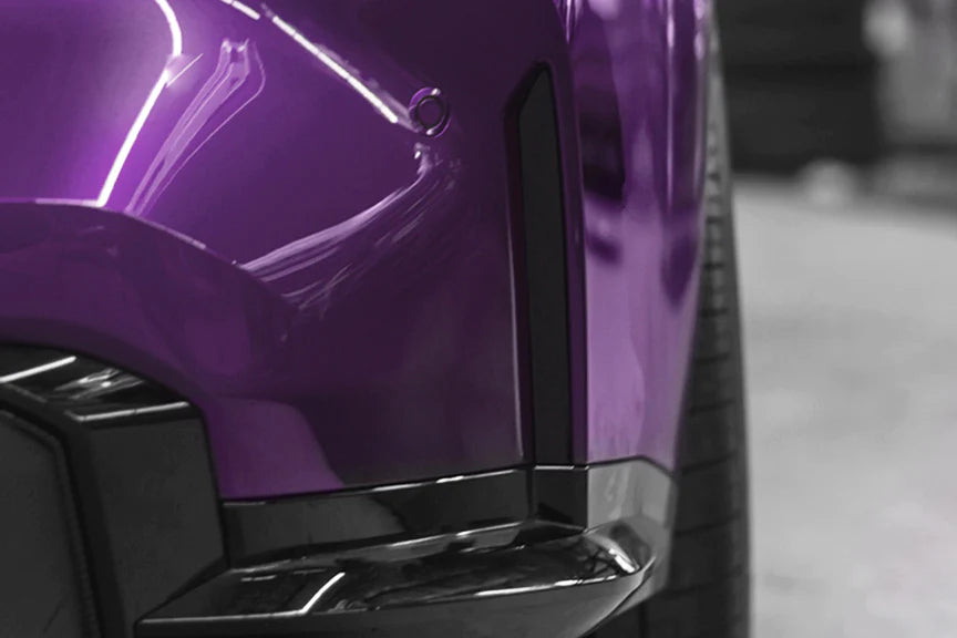 BMW M3 / M4 Competition 2021+ (G80/G82) BLACKLINE Rear Reflector Overlay Kit-Exterior-Silicon Valley Bimmer