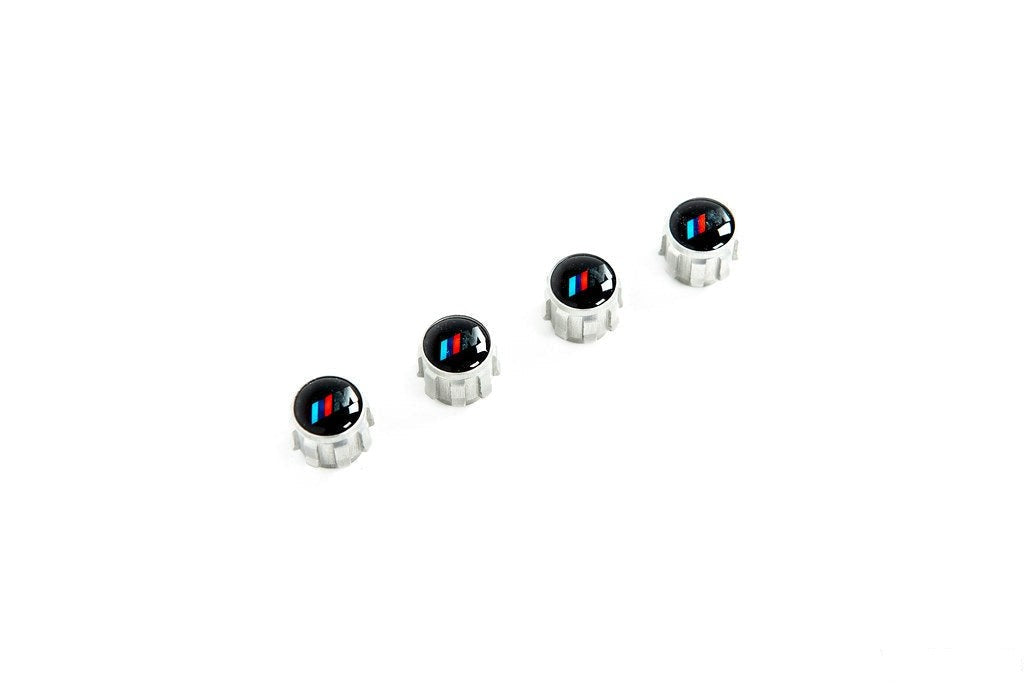 BMW Metal Valve Stem Cap Set - M Logo-Wheels-Silicon Valley Bimmer