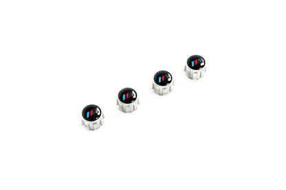 BMW Metal Valve Stem Cap Set - M Logo-Wheels-Silicon Valley Bimmer