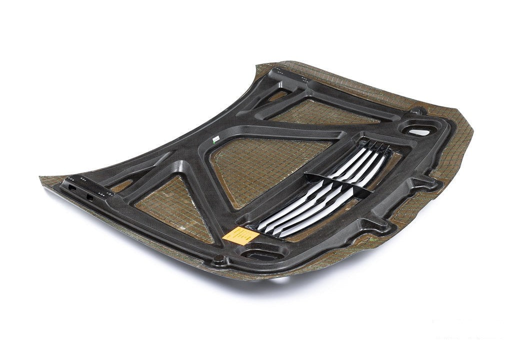 BMW Motorsport G82 M4 GT4 Natural Fiber Vented Hood-Exterior-Silicon Valley Bimmer