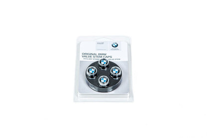 BMW Roundel Valve Stem Cap Set - Chrome-Wheels-Silicon Valley Bimmer