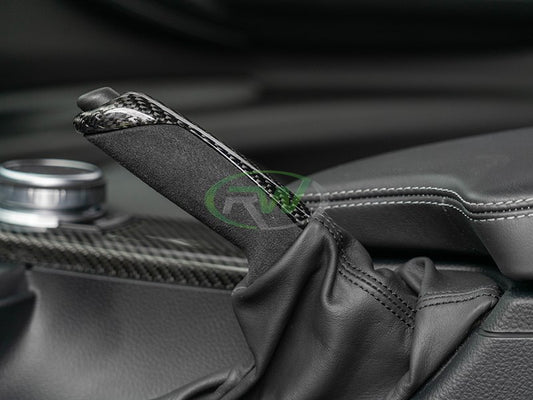 RW Carbon BMW Carbon Fiber Alcantara E-Brake Handle