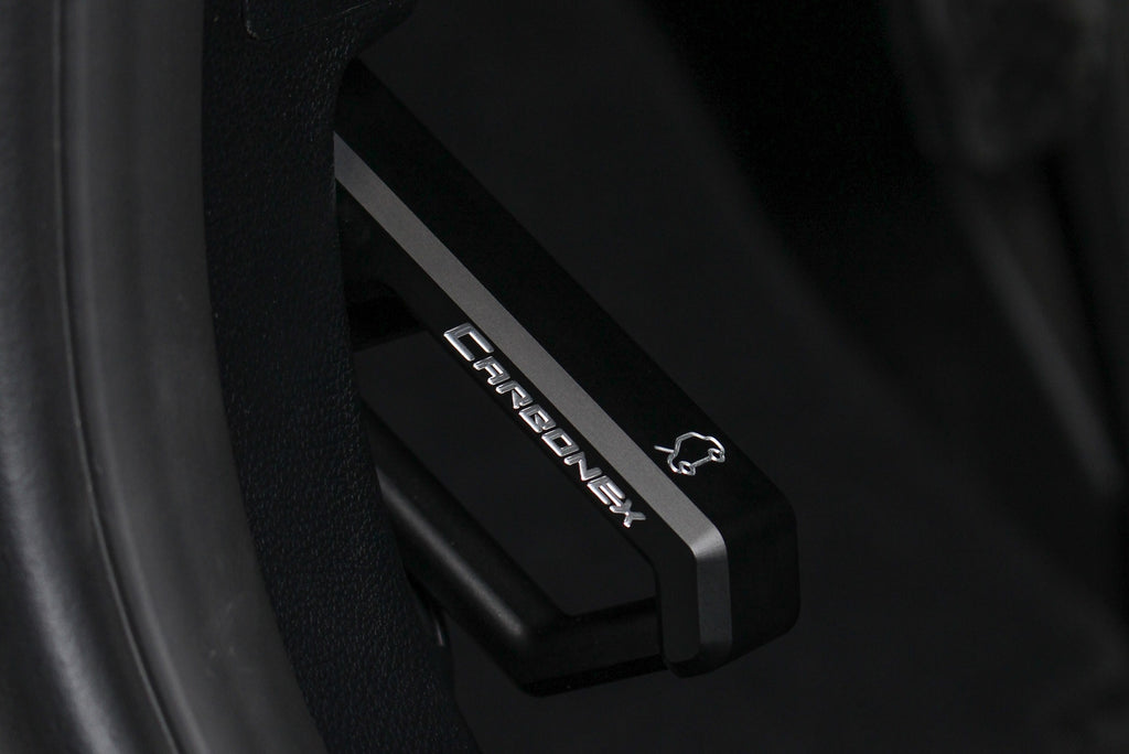 Carbonex E-Chassis Aluminum Hood Latch Handle-Interior-Silicon Valley Bimmer