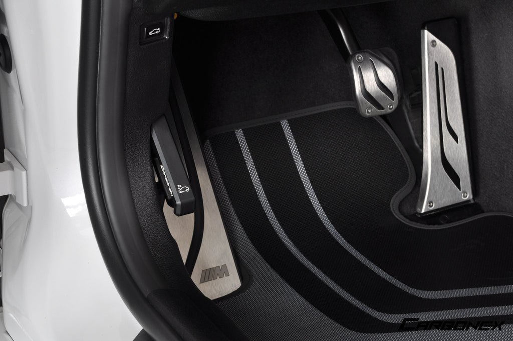 Carbonex F-Chassis Aluminum Hood Latch Handle-Interior-Silicon Valley Bimmer