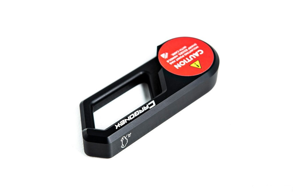 Carbonex F-Chassis Aluminum Hood Latch Handle-Interior-Silicon Valley Bimmer