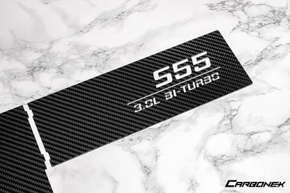 Carbonex F8X (S55) Carbon Charge Cooler Cover - Engraved-Performance-Silicon Valley Bimmer