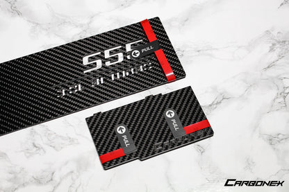 Carbonex F8X (S55) Carbon Charge Cooler Cover - Engraved-Performance-Silicon Valley Bimmer