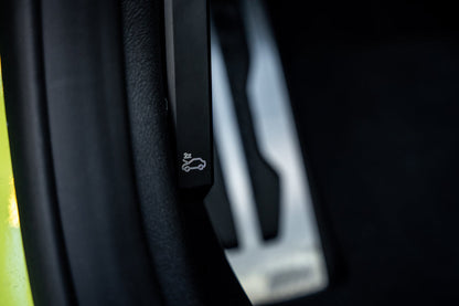 Carbonex G-Chassis Aluminum Hood Latch Handle-Interior-Silicon Valley Bimmer