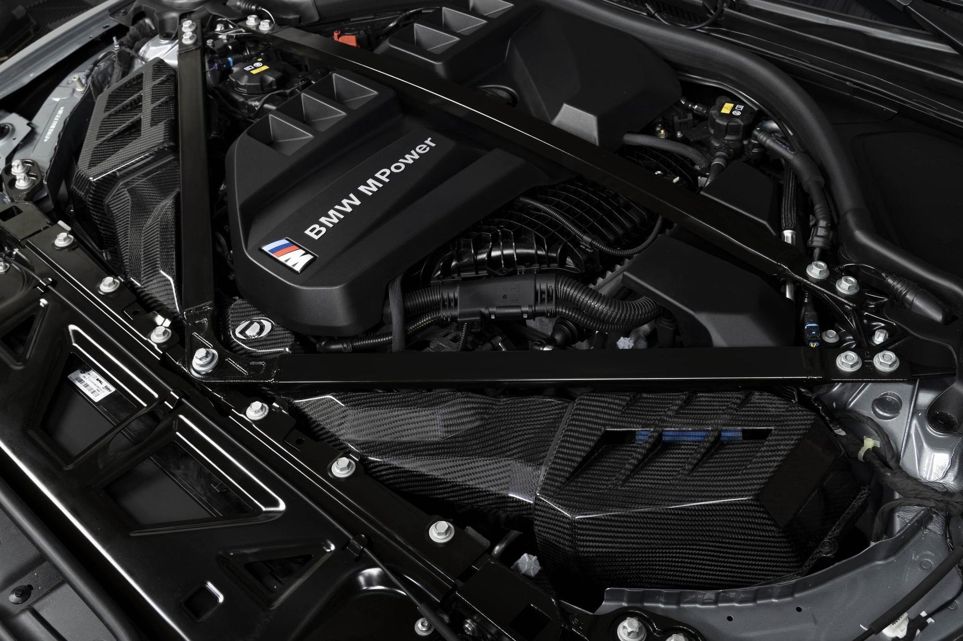 Dinan Gloss Carbon Fiber Cold Air Intake - 2021-2024 BMW M2/M3/M4-Performance-Silicon Valley Bimmer
