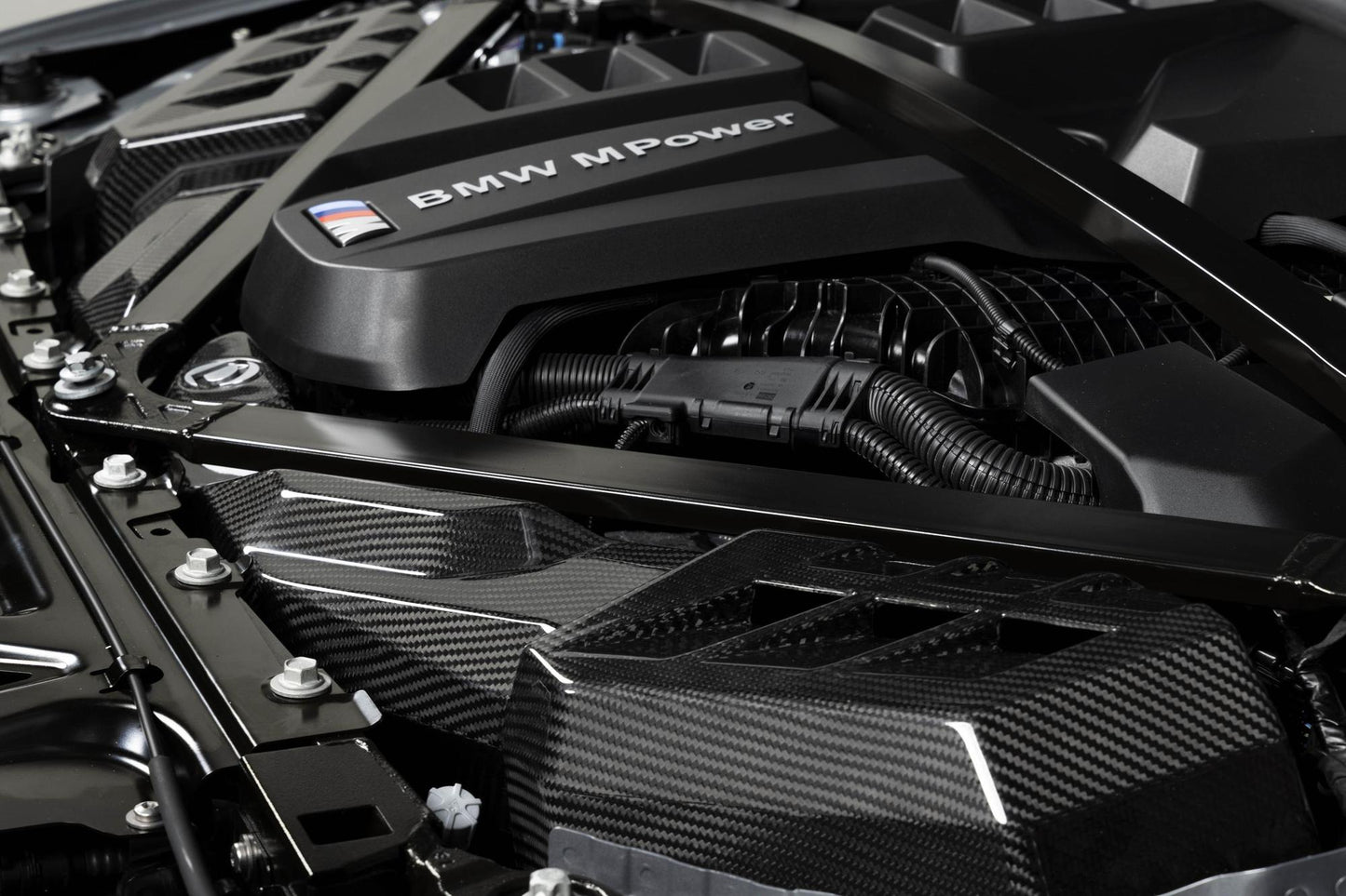 Dinan Gloss Carbon Fiber Cold Air Intake - 2021-2024 BMW M2/M3/M4-Performance-Silicon Valley Bimmer