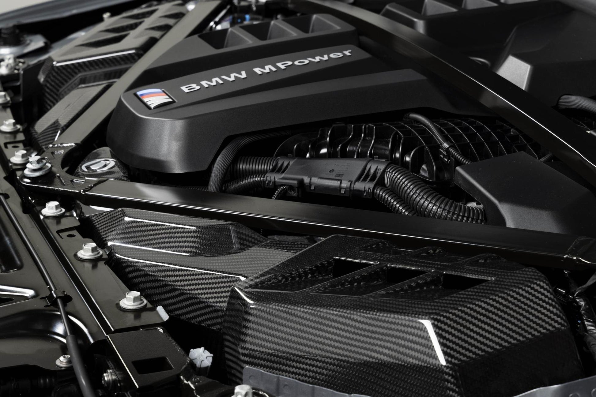 Dinan Gloss Carbon Fiber Cold Air Intake - 2021-2024 BMW M2/M3/M4-Performance-Silicon Valley Bimmer