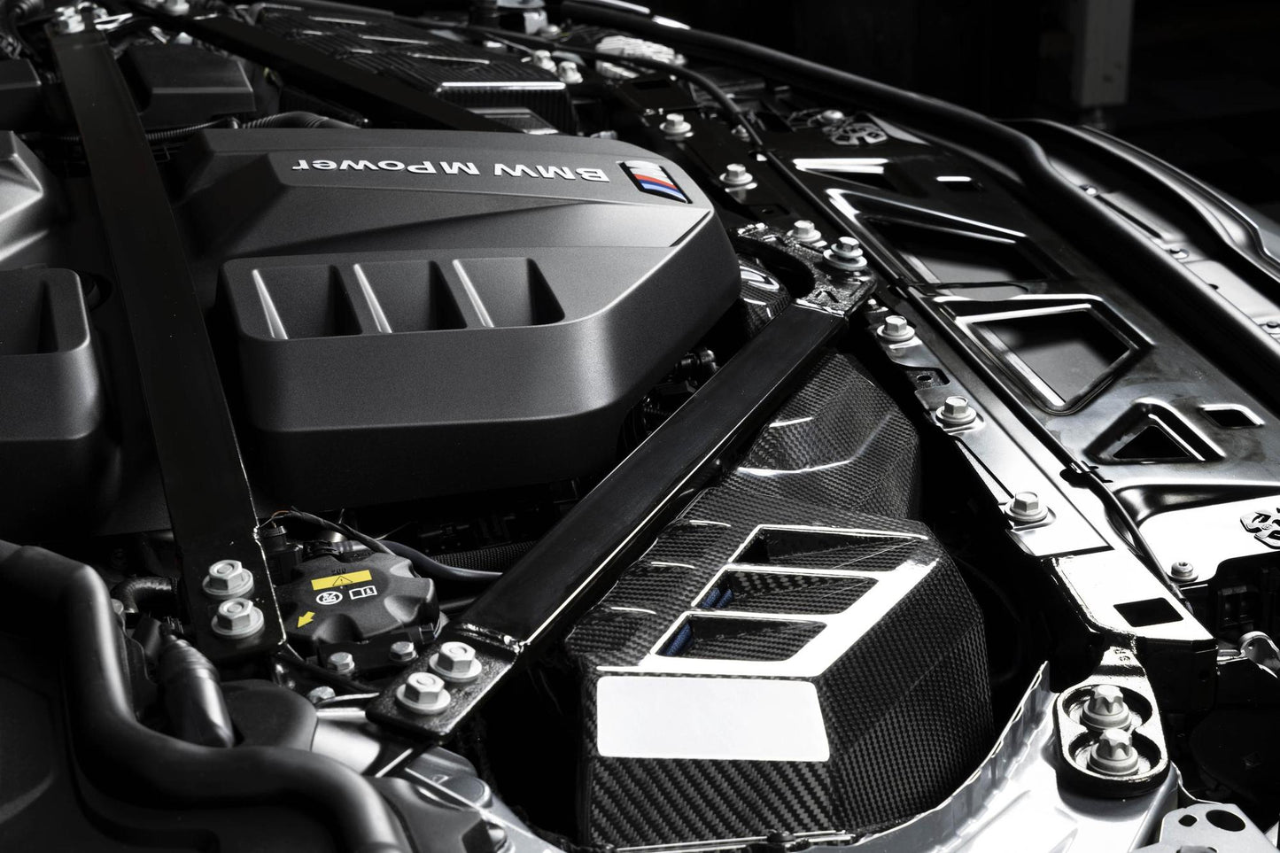 Dinan Gloss Carbon Fiber Cold Air Intake - 2021-2024 BMW M2/M3/M4-Performance-Silicon Valley Bimmer