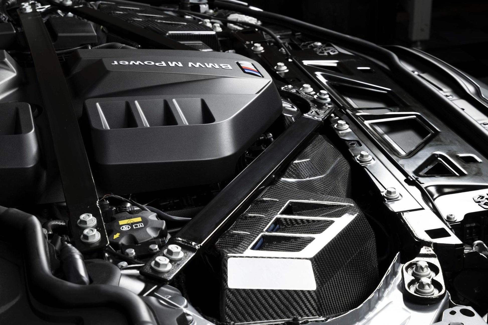 Dinan Gloss Carbon Fiber Cold Air Intake - 2021-2024 BMW M2/M3/M4-Performance-Silicon Valley Bimmer