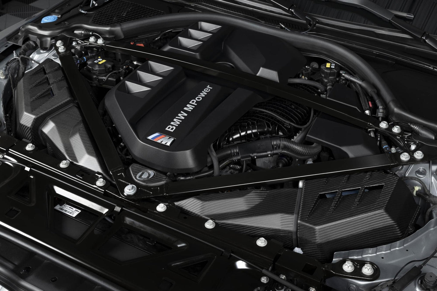 Dinan Matte Carbon Fiber Cold Air Intake - 2021-2024 BMW M2/M3/M4-Performance-Silicon Valley Bimmer