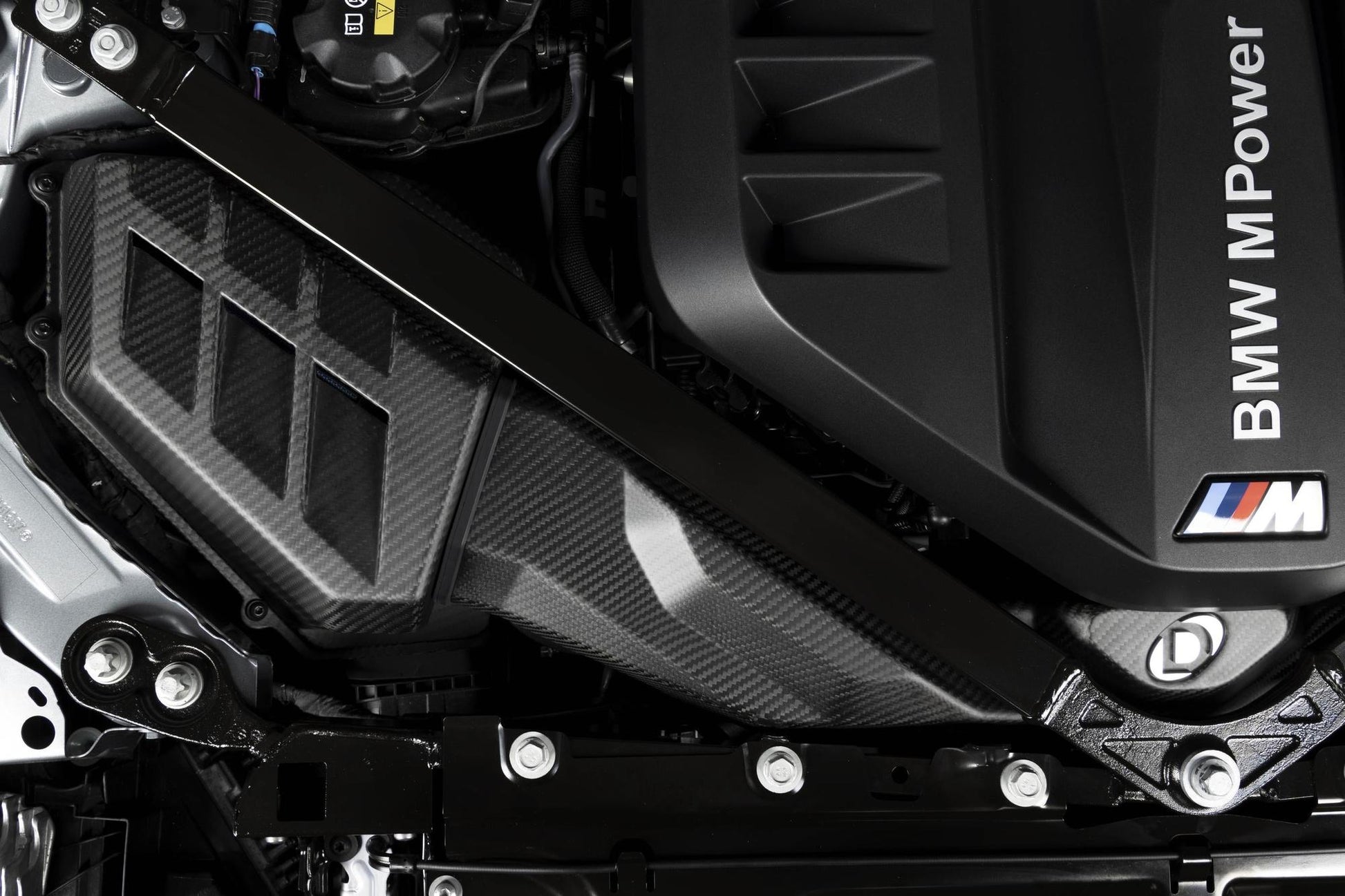 Dinan Matte Carbon Fiber Cold Air Intake - 2021-2024 BMW M2/M3/M4-Performance-Silicon Valley Bimmer