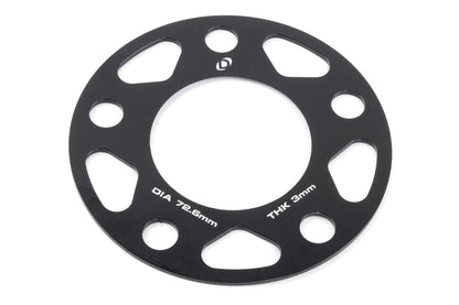 Dinan Spacers; 5x120 - 72.6mm CB - 3mm Thick-Wheels-Silicon Valley Bimmer