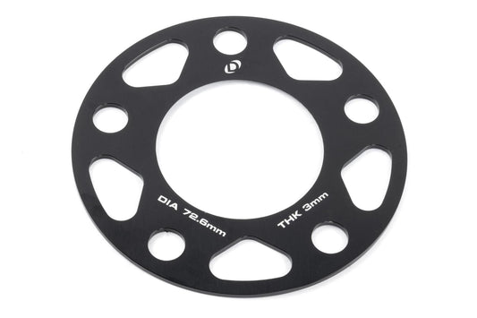 Dinan Spacers; 5x120 - 72.6mm CB - 3mm Thick-Wheels-Silicon Valley Bimmer