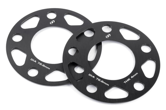 Dinan Spacers; 5x120 - 72.6mm CB - 4mm Thick-Wheels-Silicon Valley Bimmer