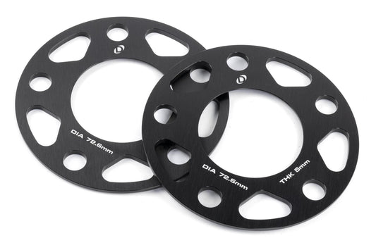 Dinan Spacers; 5x120 - 72.6mm CB - 5mm Thick-Wheels-Silicon Valley Bimmer