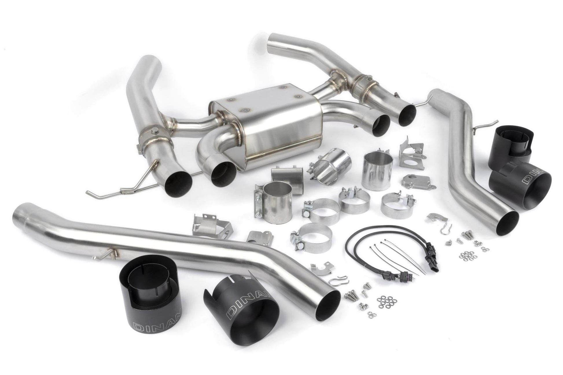 Dinan Valved Axle-Back Exhaust - 2021-2024 BMW M3/M4-Exhaust-Silicon Valley Bimmer