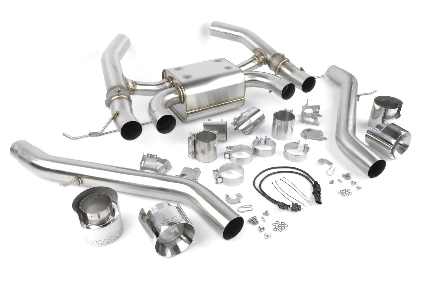 Dinan Valved Axle-Back Exhaust - 2021-2024 BMW M3/M4-Exhaust-Silicon Valley Bimmer