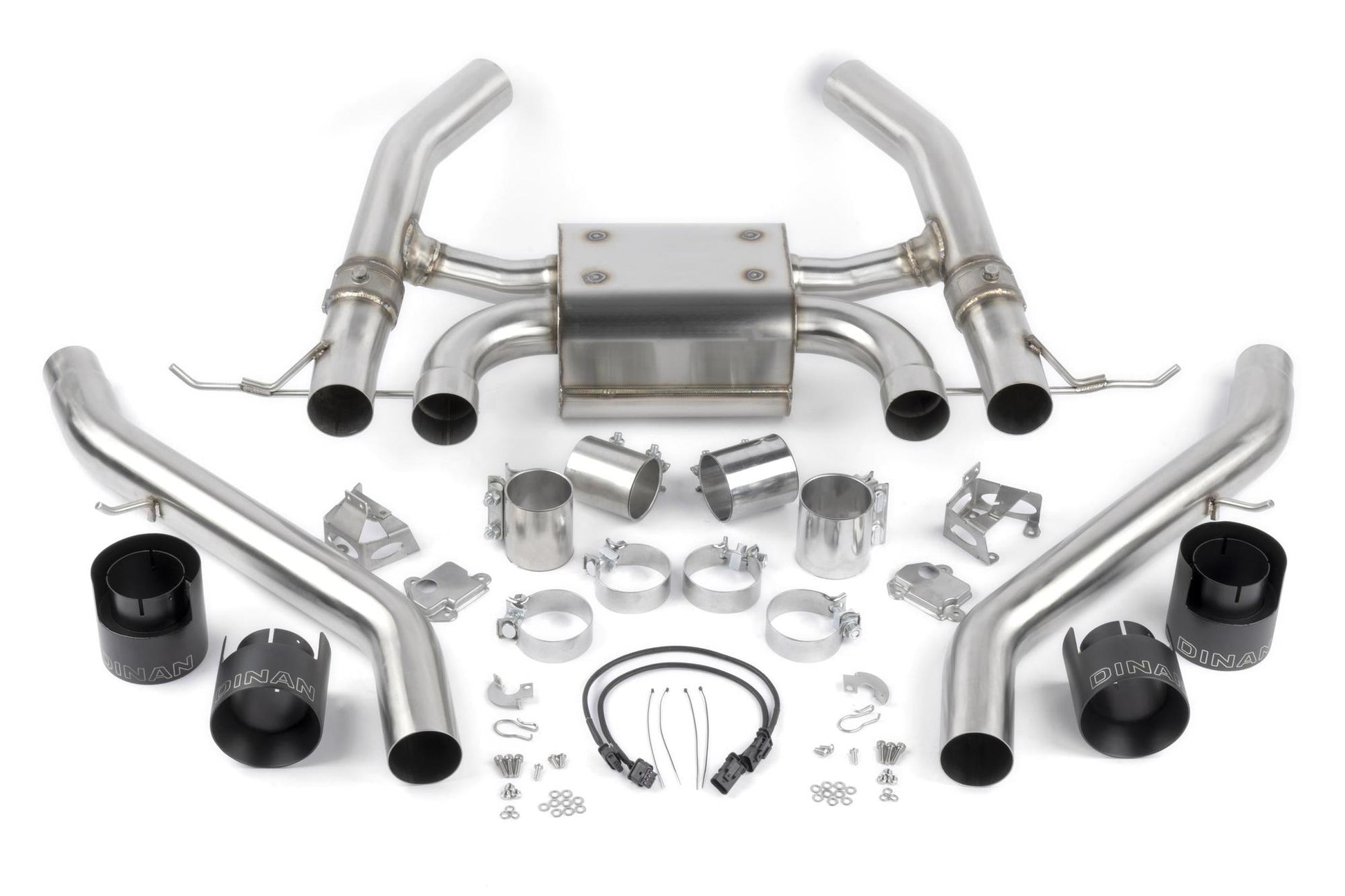 Dinan Valved Axle-Back Exhaust - 2021-2024 BMW M3/M4-Exhaust-Silicon Valley Bimmer