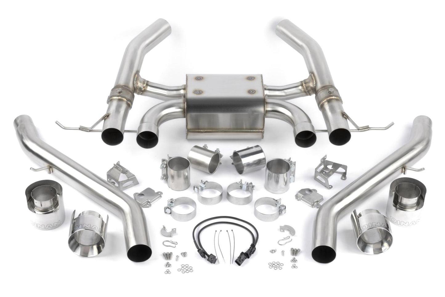 Dinan Valved Axle-Back Exhaust - 2021-2024 BMW M3/M4-Exhaust-Silicon Valley Bimmer