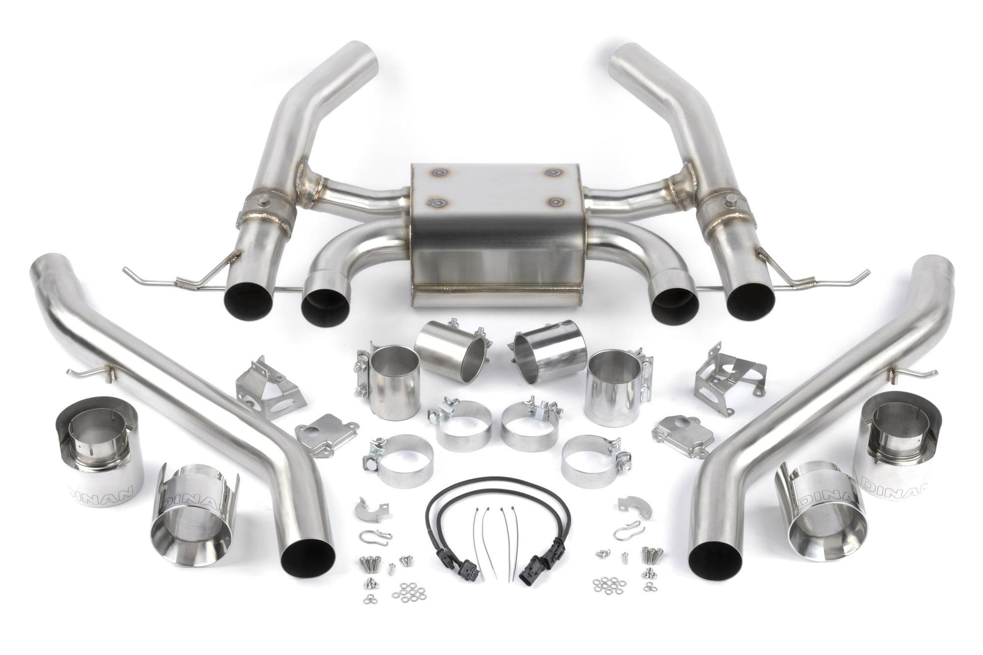 Dinan Valved Axle-Back Exhaust - 2021-2024 BMW M3/M4-Exhaust-Silicon Valley Bimmer