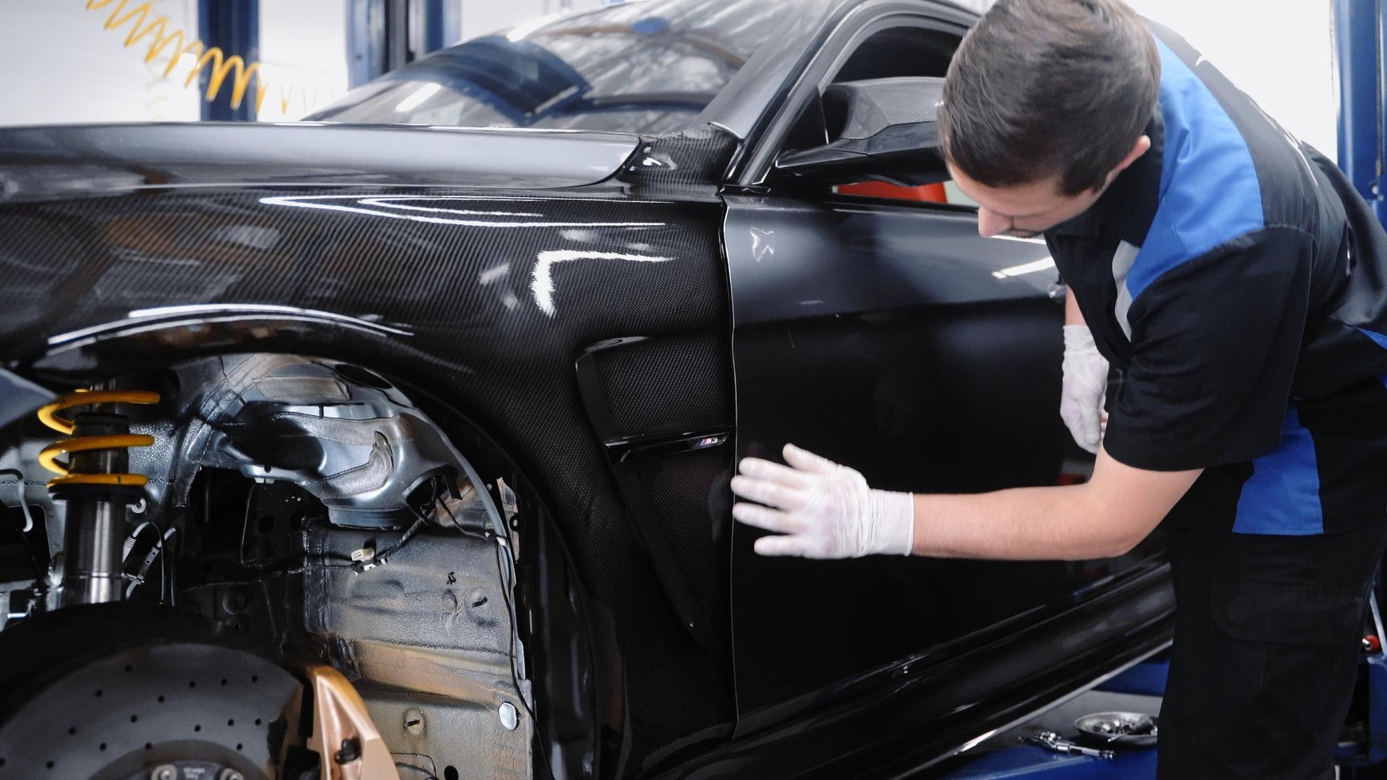 Dinmann BMW F80 M3 Full Replacement Fenders in Carbon Fiber-Exterior-Silicon Valley Bimmer