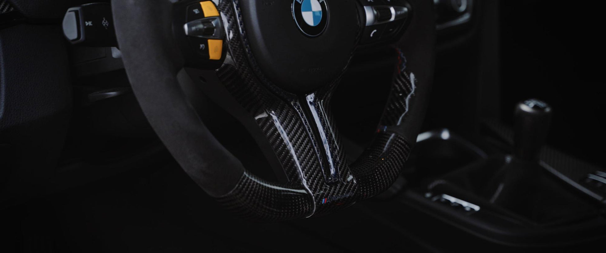 Dinmann Carbon Fiber Electronic Steering Wheel F8x M3 M4 F87 M2-Interior-Silicon Valley Bimmer