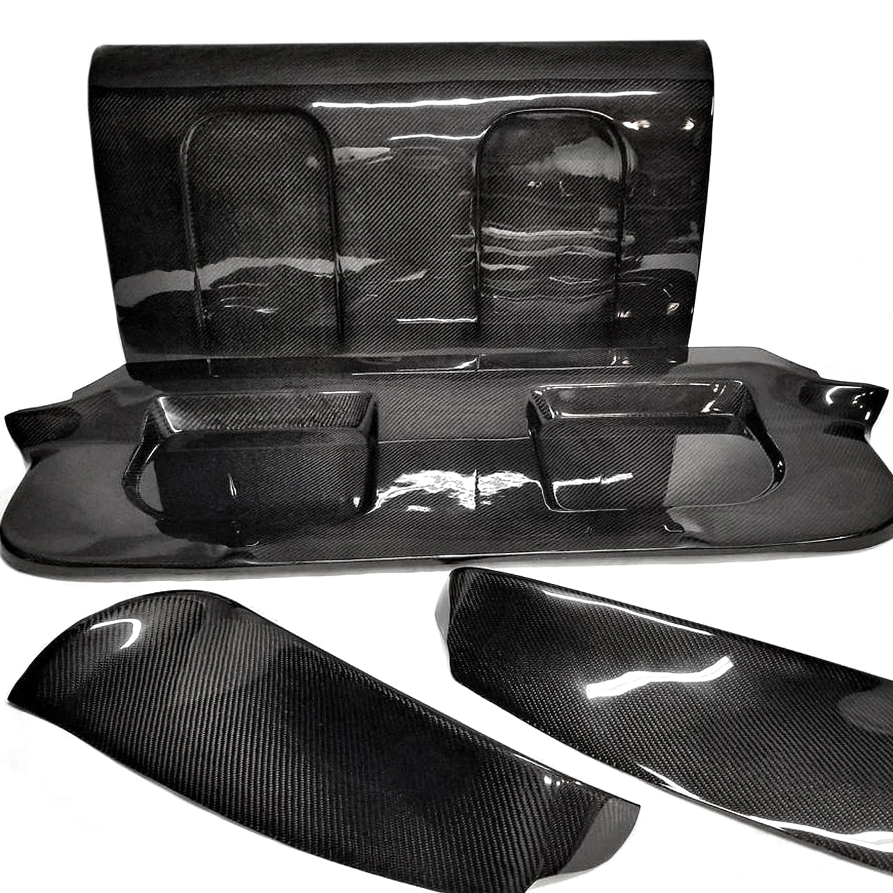 Dinmann Carbon Fiber Rear Seat Delete for BMW F80 M3 AND F30-Interior-Silicon Valley Bimmer