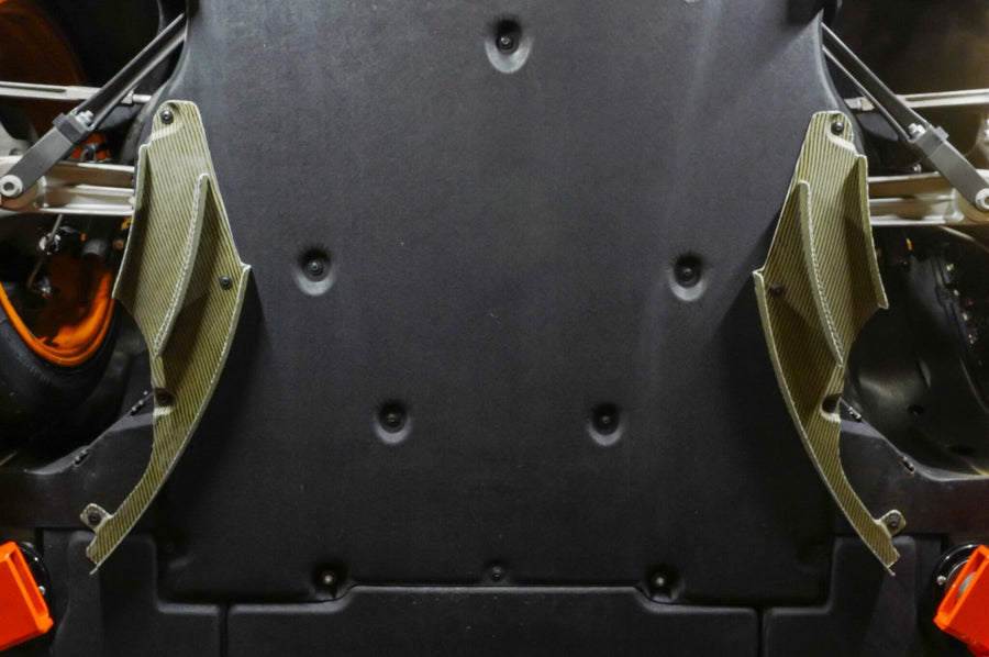 E-Motion Engineering 991 Carbon Front Underbody Strake Set-Exterior-Silicon Valley Bimmer