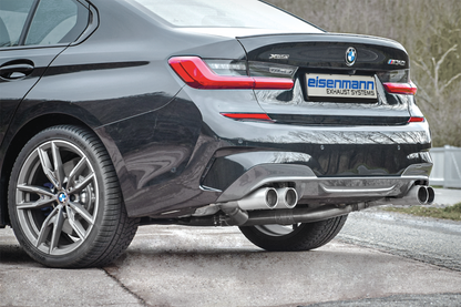 Eisenmann G2X 3 / 4-Series Rear Muffler 4x Ø90mm-Exhaust-Silicon Valley Bimmer