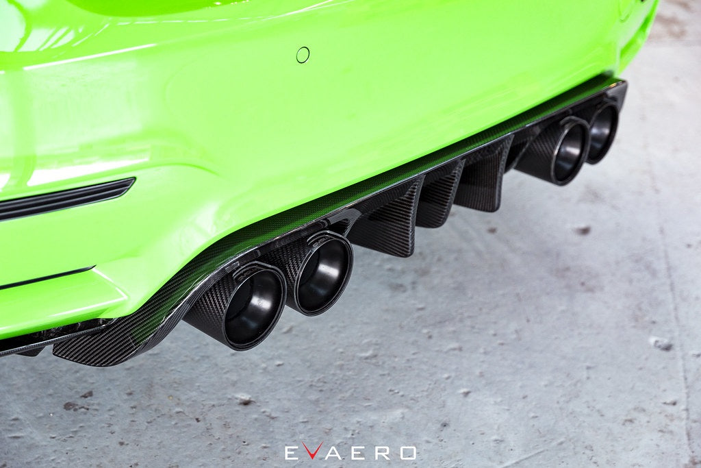 Evaero BMW F8X M3 / M4 Rear Carbon Diffuser with Winglets-Exterior-Silicon Valley Bimmer