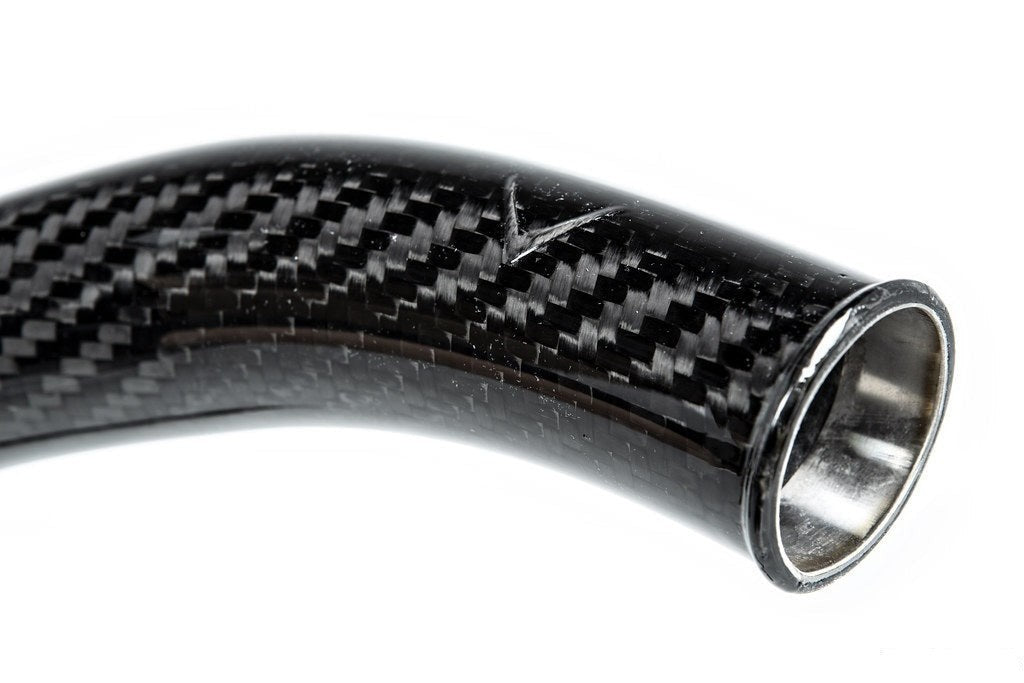 Eventuri BMW F8X M2C M3 M4 S55 Black Carbon Charge Pipe Set - Gloss-Performance-Silicon Valley Bimmer