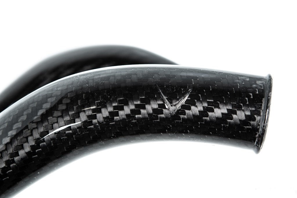 Eventuri BMW F8X M2C M3 M4 S55 Black Carbon Charge Pipe Set - Gloss-Performance-Silicon Valley Bimmer